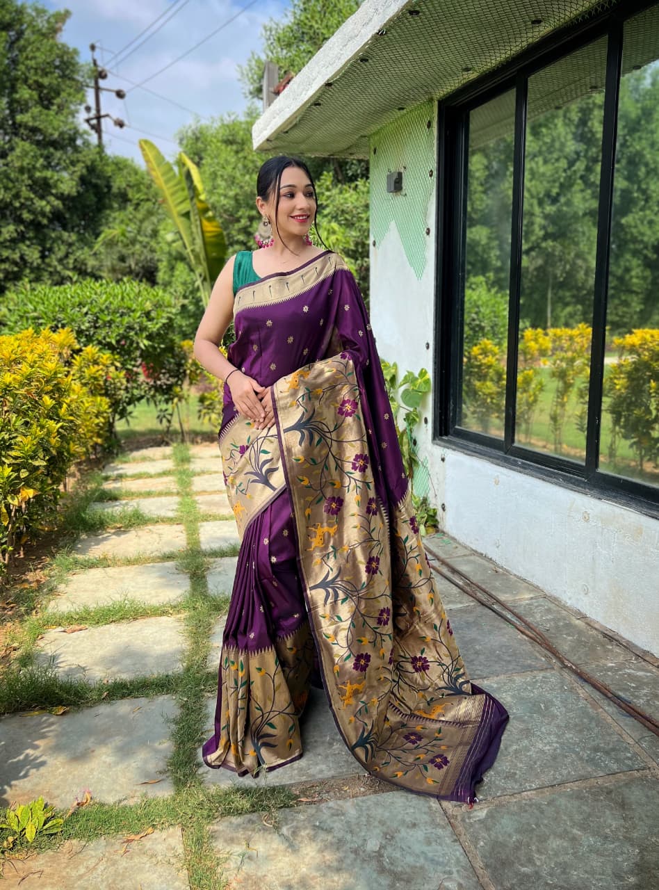 PURE PAITHANI SILK SAREE