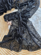 Bollywood BlockBuster Sanya Malhotra SEQUINS Design Launching Saree