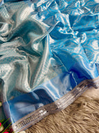Elegant Sky Blue Silk Saree