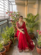Very Soft nd elegant Rich look fendy sartin Saree