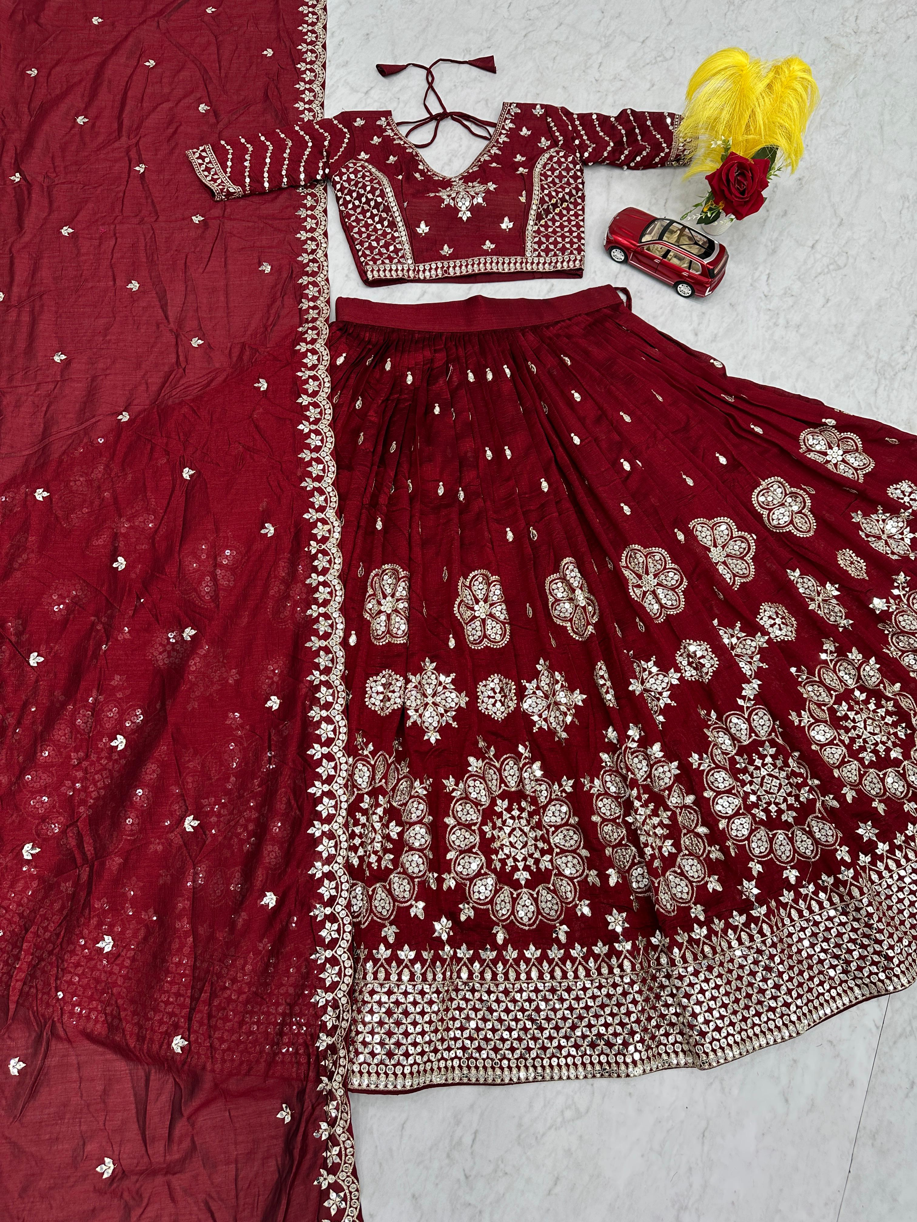 Embroidered Lehenga Choli👗