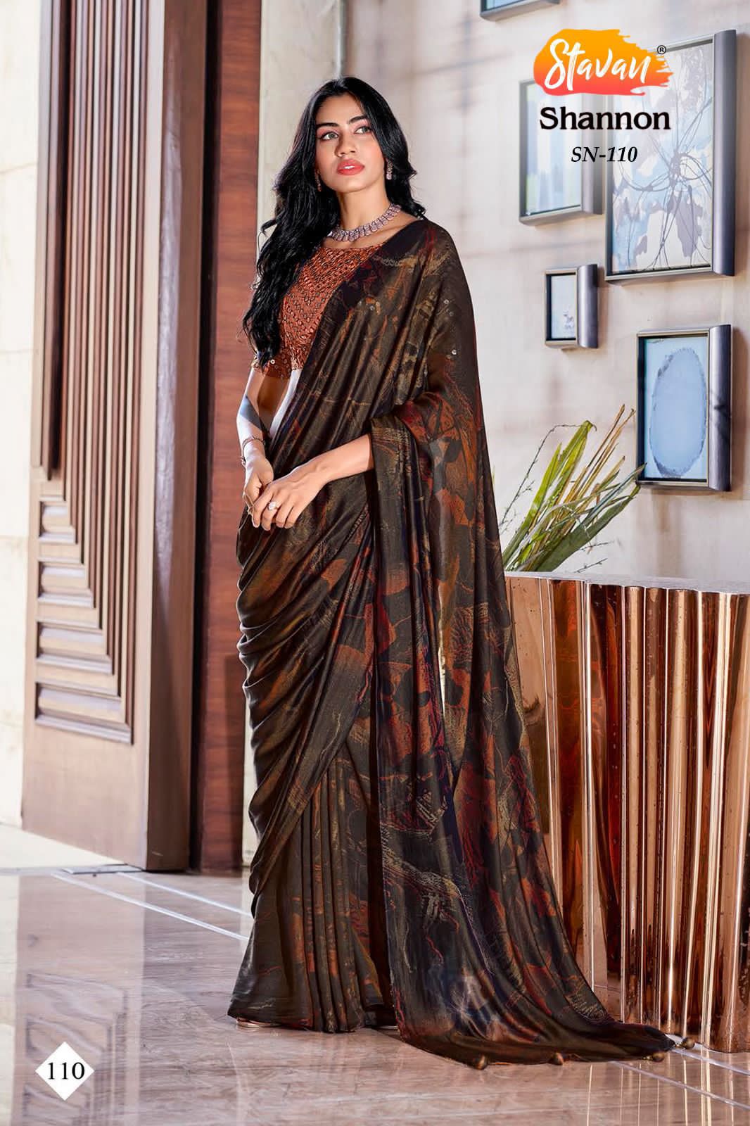 3D VELVETTE SILK SAREE