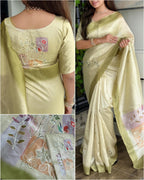 Linen Cotton Saree