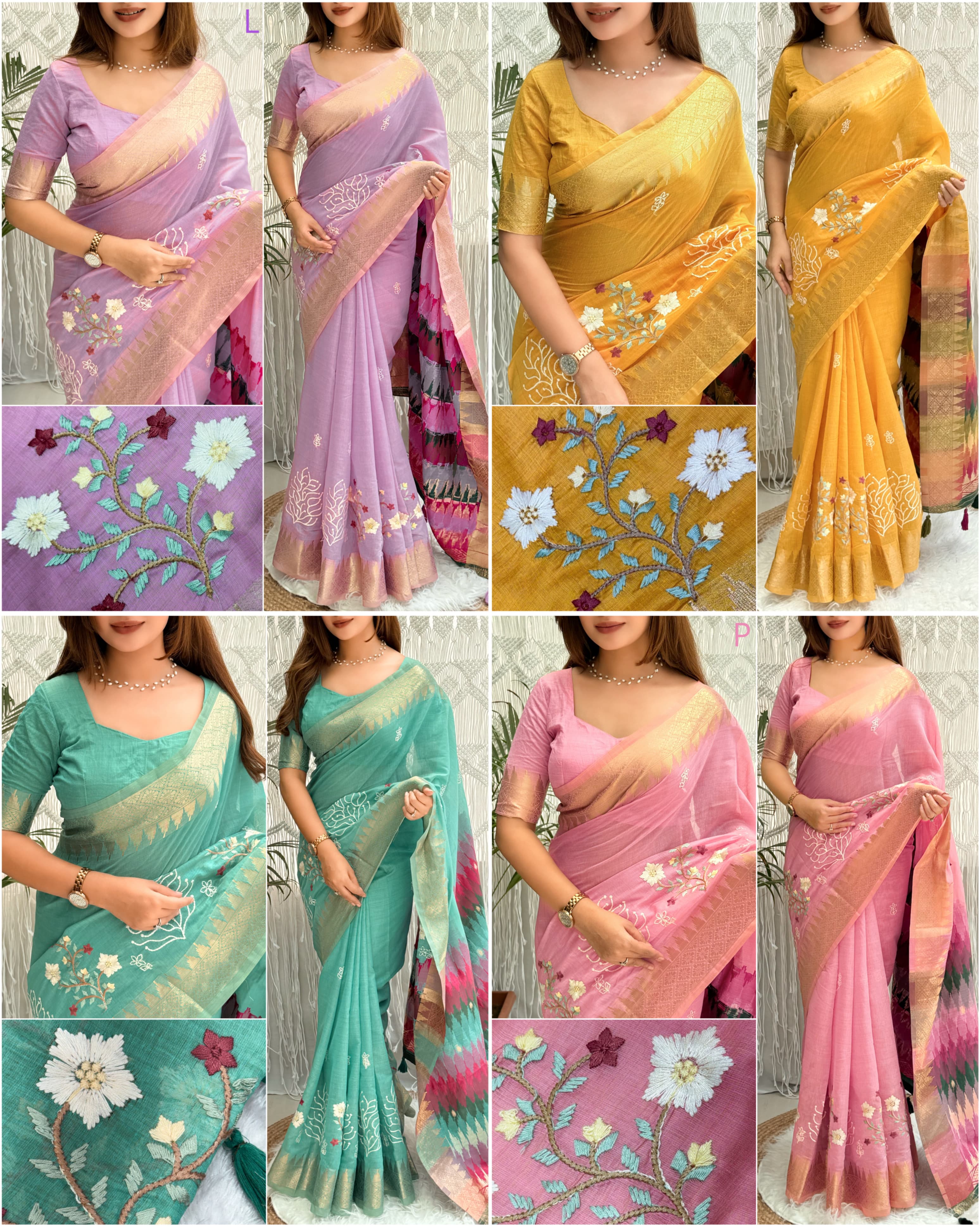 Shital Tusser Cotton Saree
