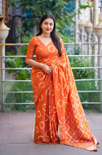 BANDHANI VISCOSE SAREE