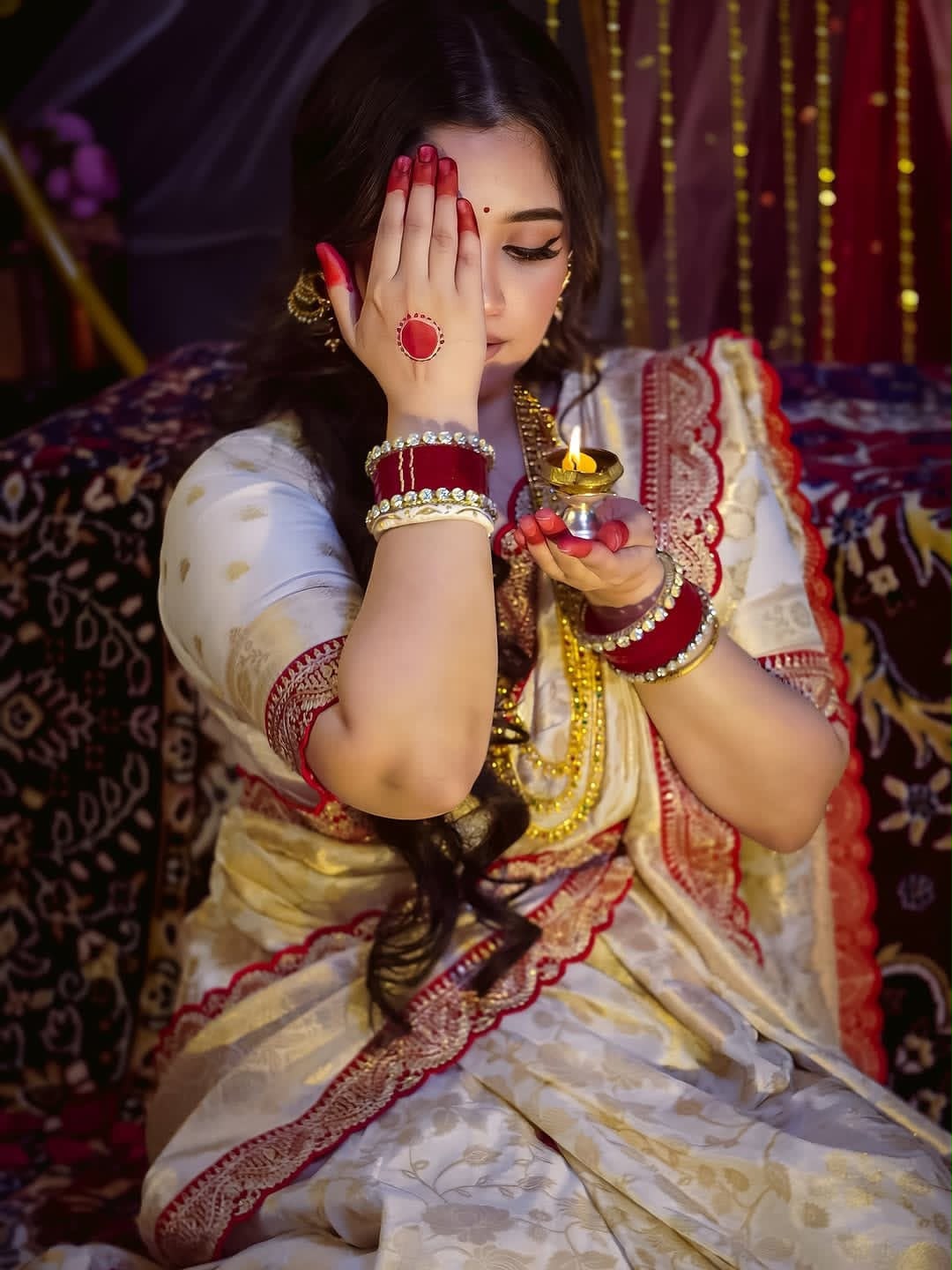 DURGA POOJA SPECIAL PURE KHADHI SAREE