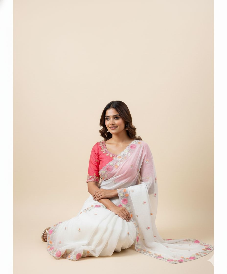 Cruncy Chiffon Sarees
