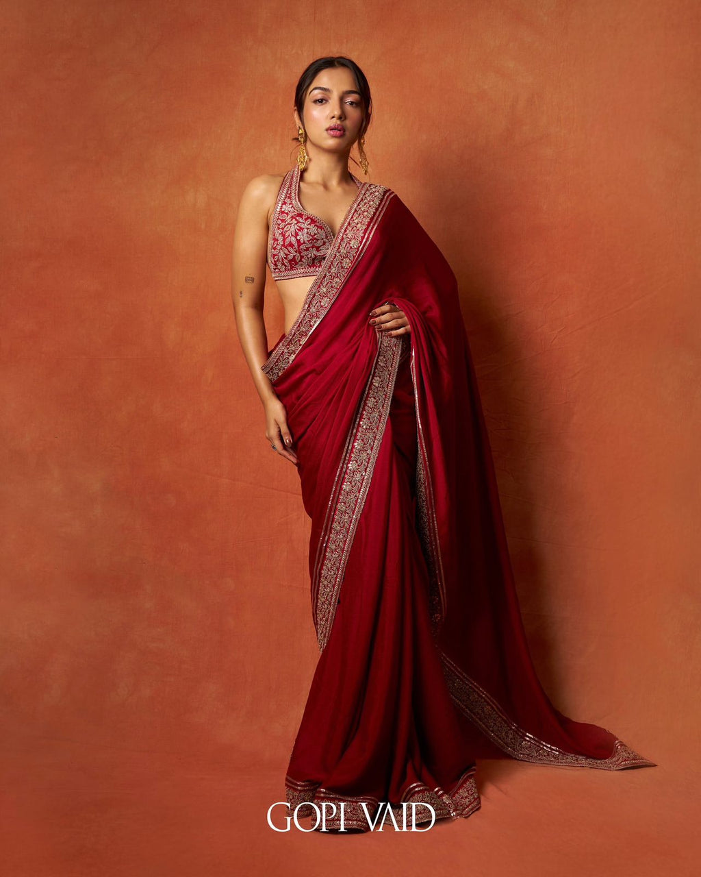 Soft Rangoli Silk Red Saree