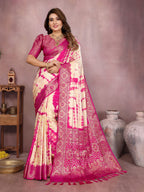 Pure Sibory With Soft Satin Silk Saree