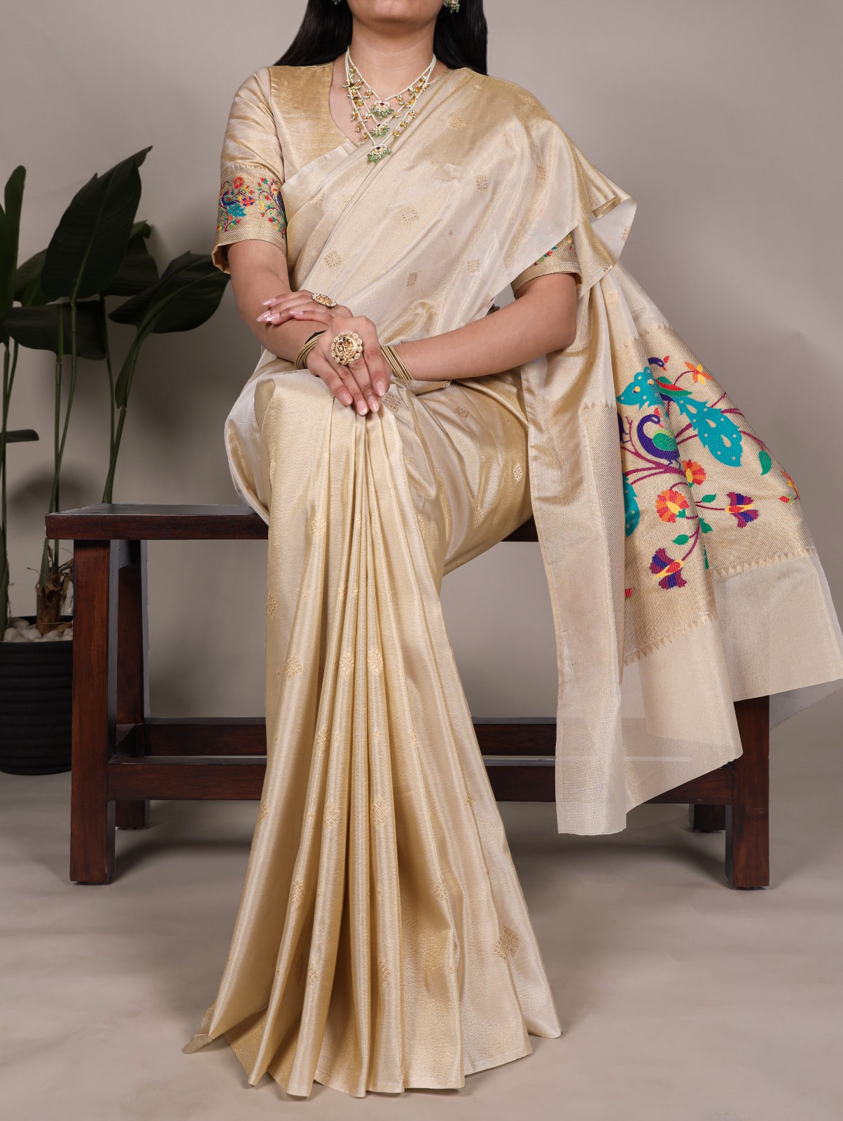 TISSUE PAITHANI SAREE