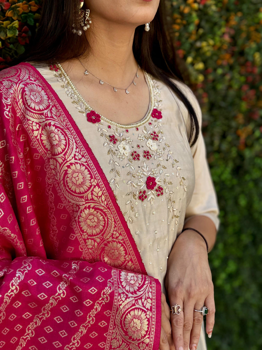 Designers Kurti Pent Dupatta Set