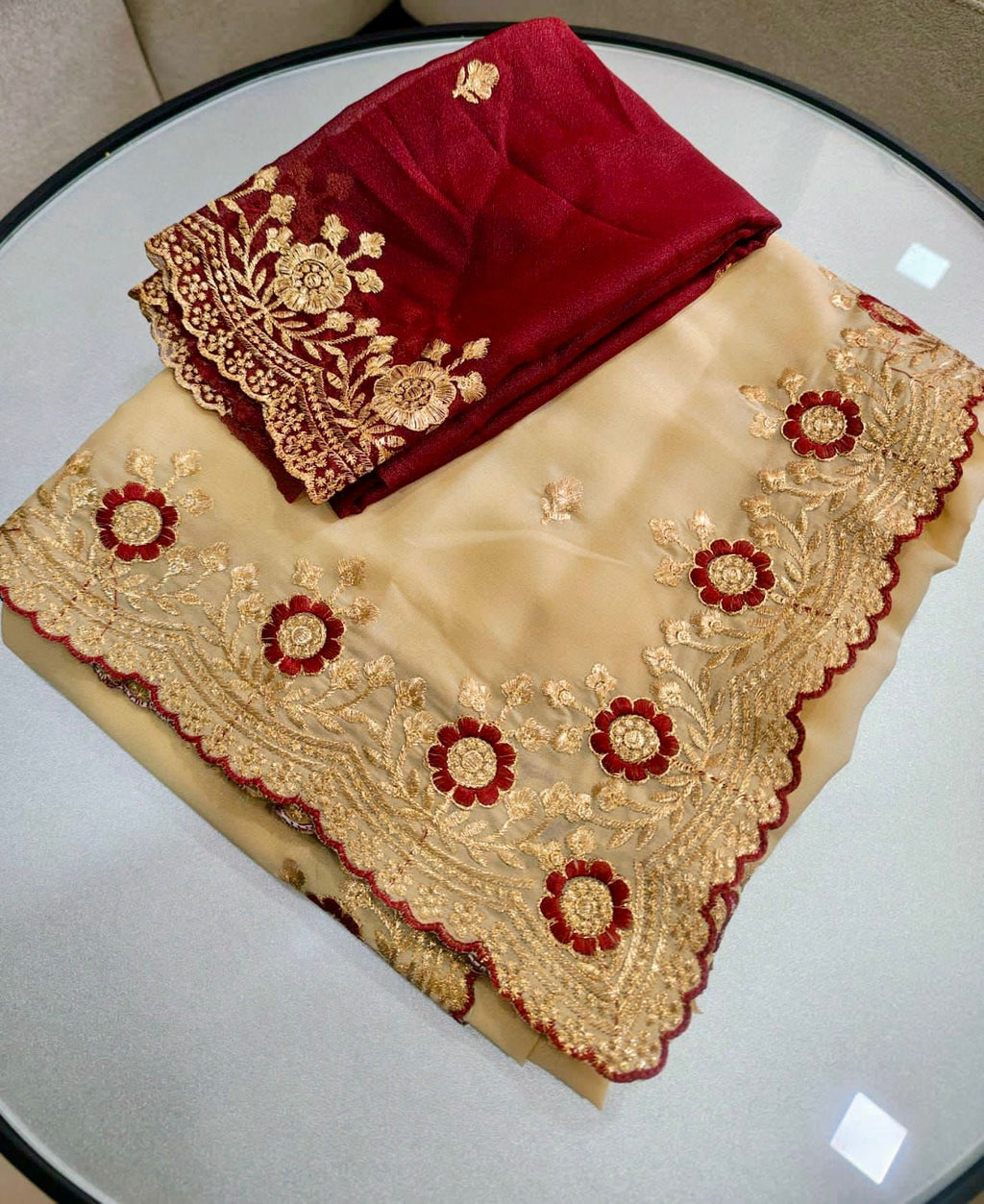 Rangoli tissue Saree