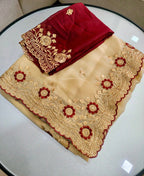 Rangoli tissue Saree