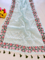 Semi Pure Organza Saree