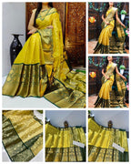 KANCHIVARAM GREEN SILK SAREE