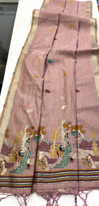 Munga Cotton Saree with Weaving Design