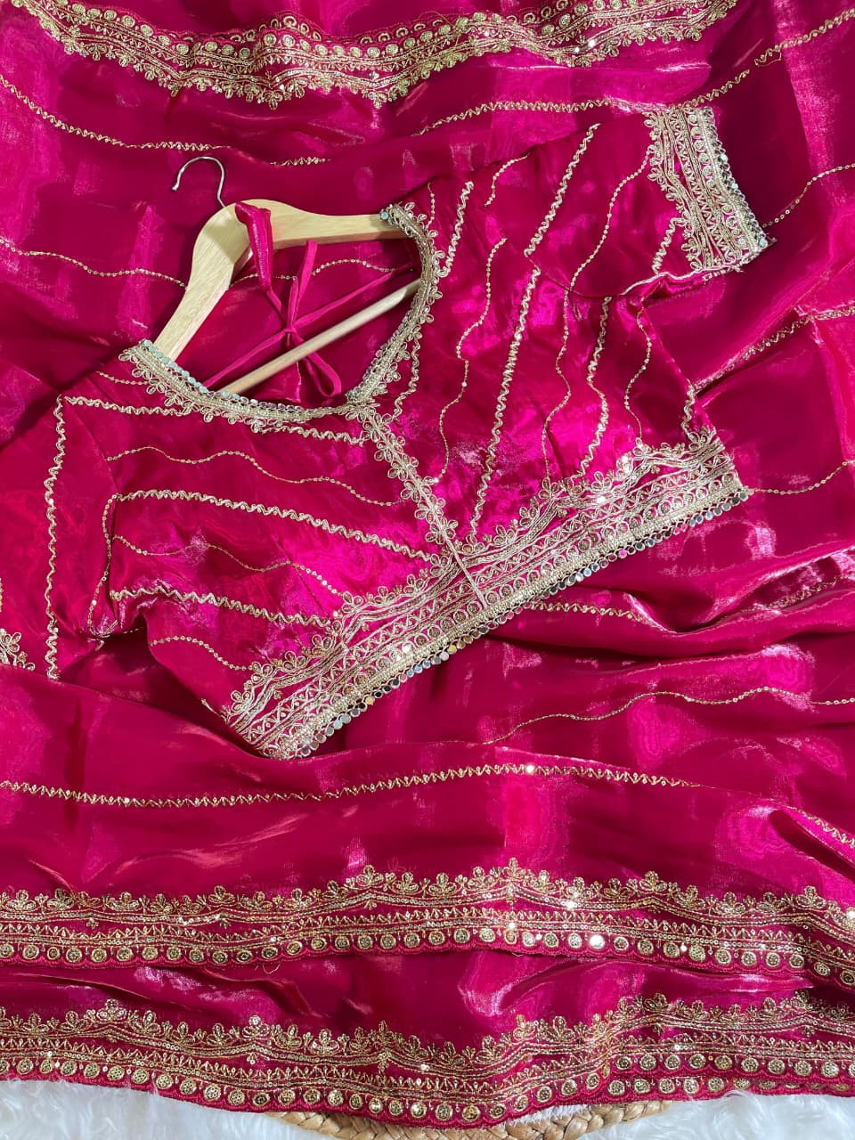 Pure Soft Zimmy Choo Silk Saree