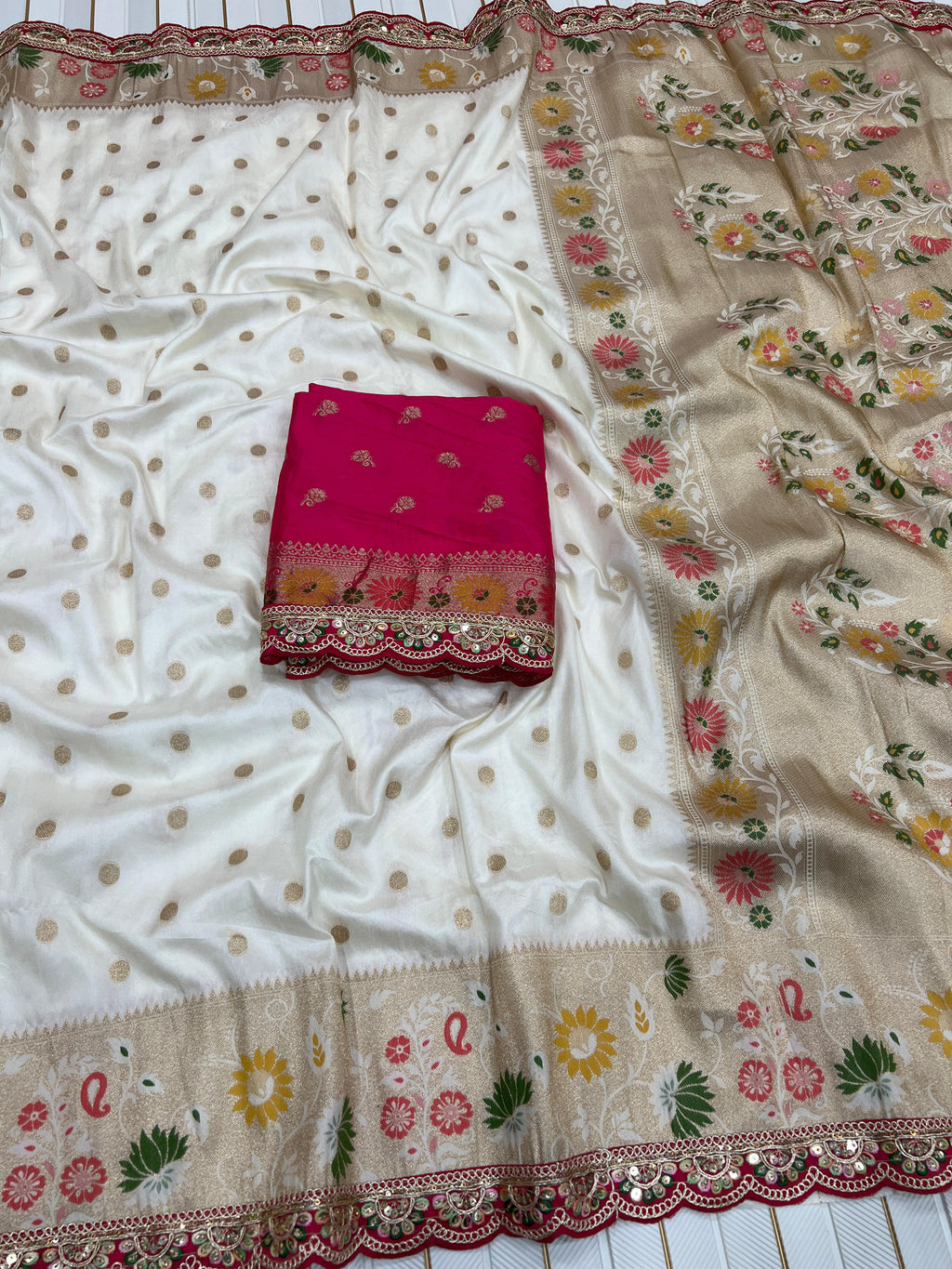 Dola Silk Embroidery Border