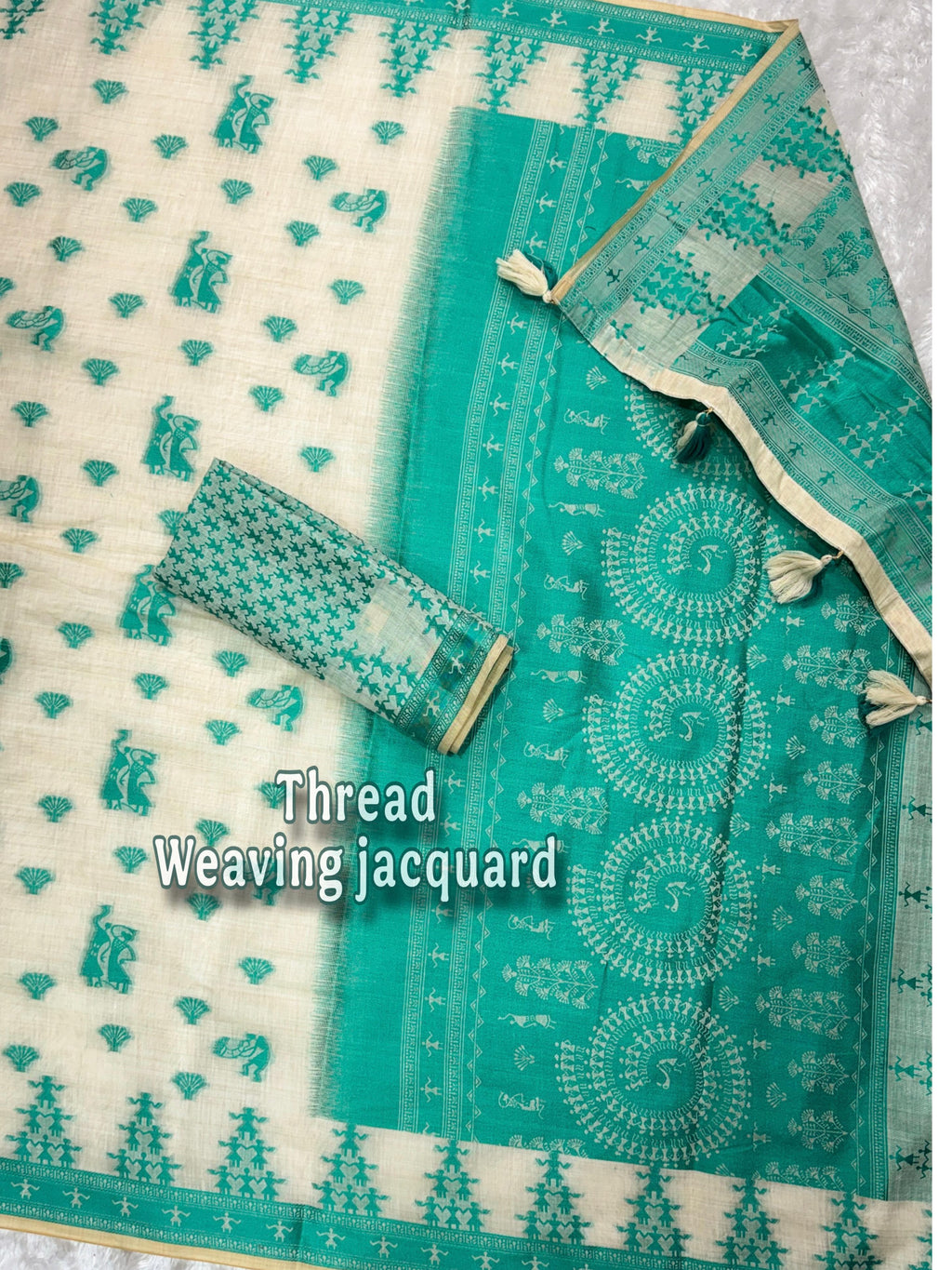 Malavika Khadi Cotton Saree