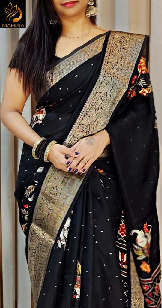 BANARAS GORGETTE SAREE