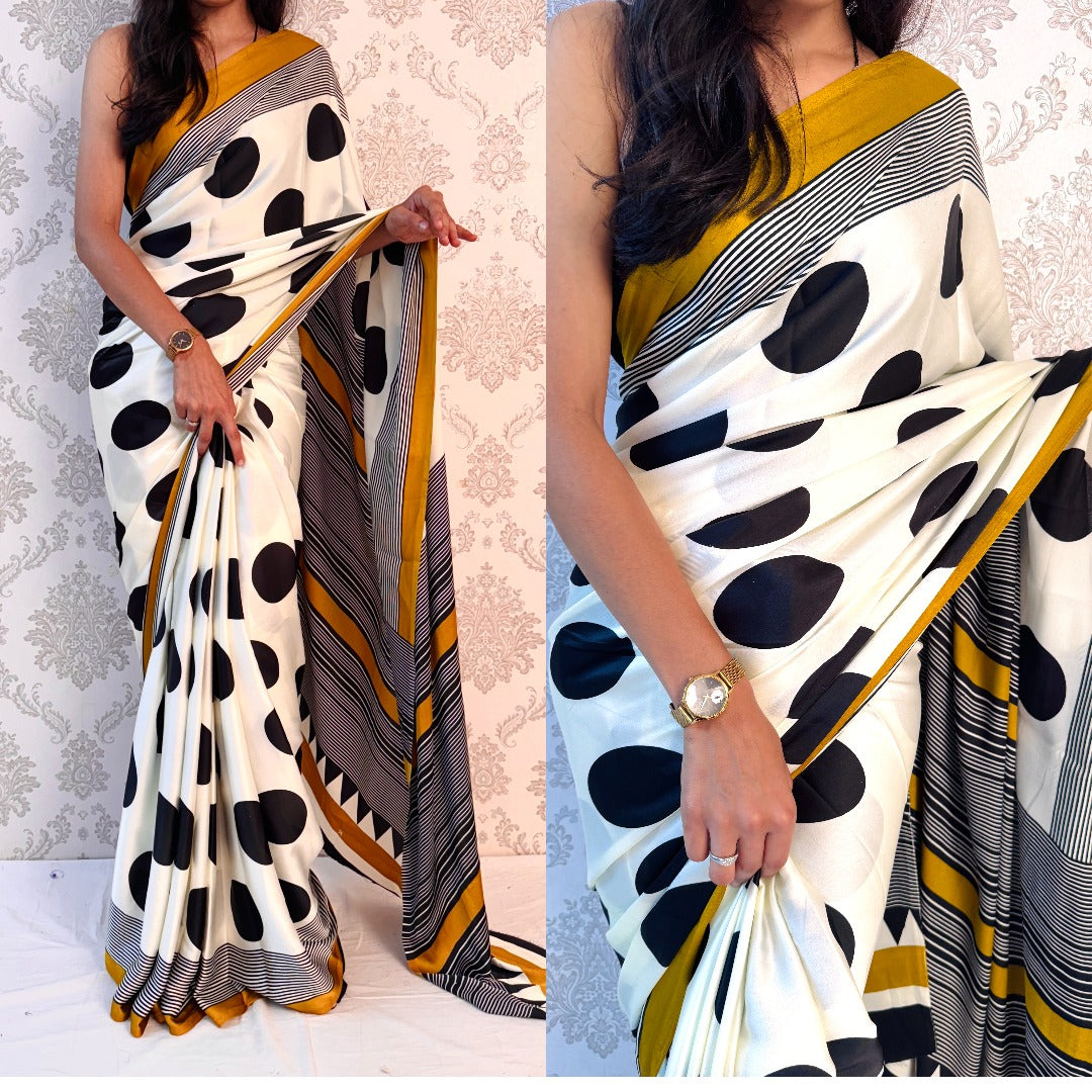 Premiumx Japan Satin Saree