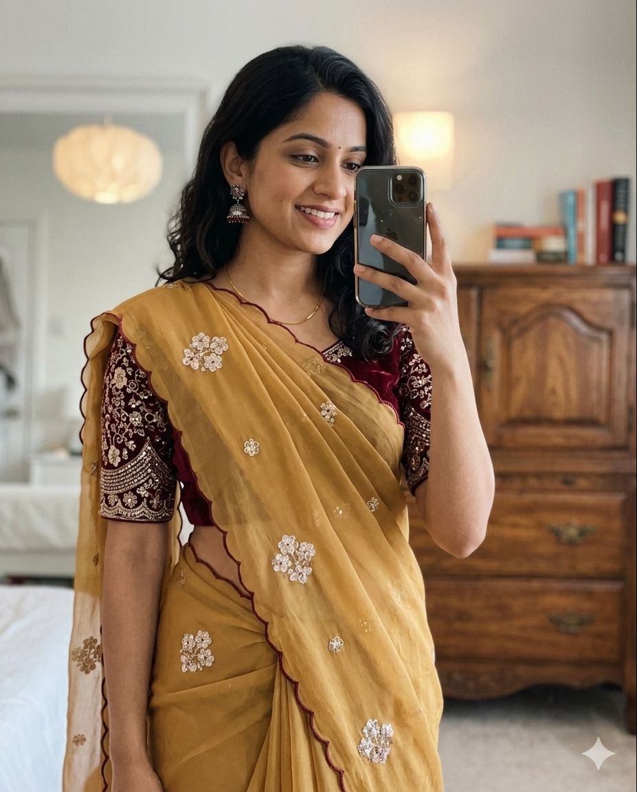 Rangoli Tissue Saree