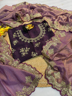 Bollywood Trending Satin Saree