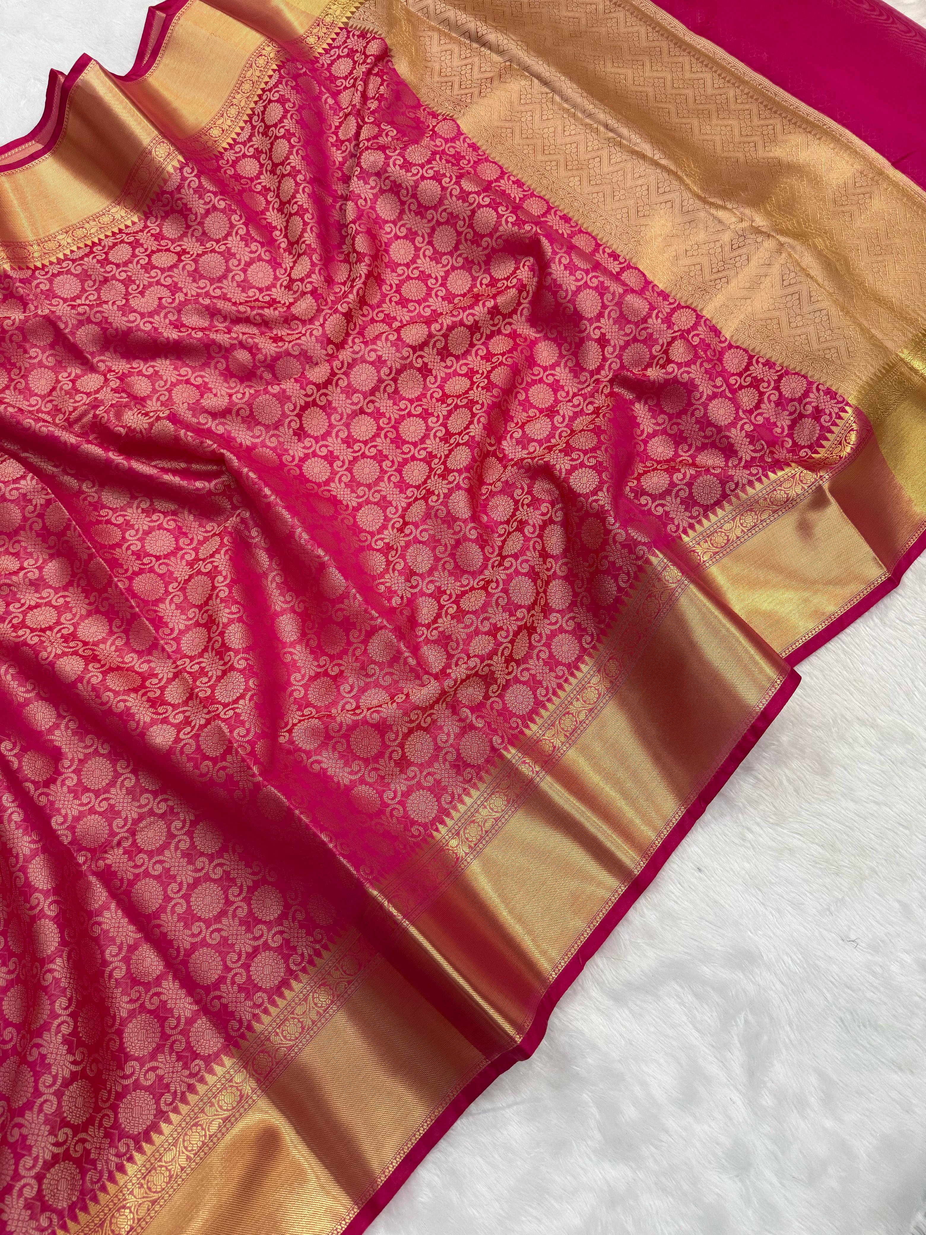 SOFT KANJIVARAM TISSUE SILK SAREE