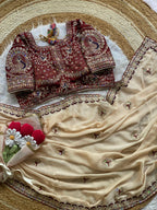 Soft Two Tone Rangoli Silk Saree