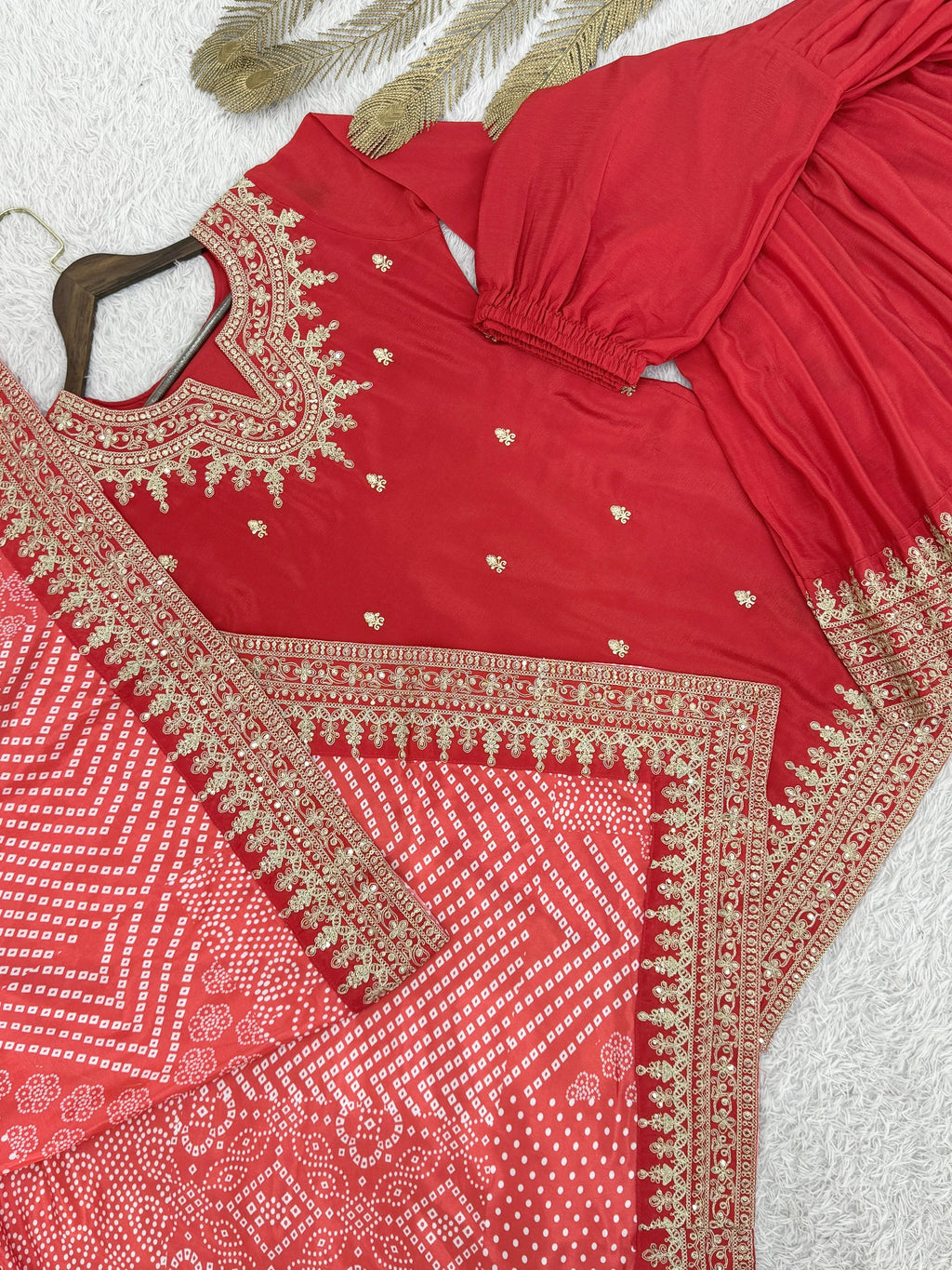 PURE CHINON SILK SUIT