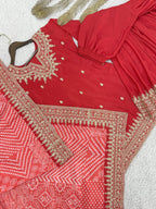 PURE CHINON SILK SUIT