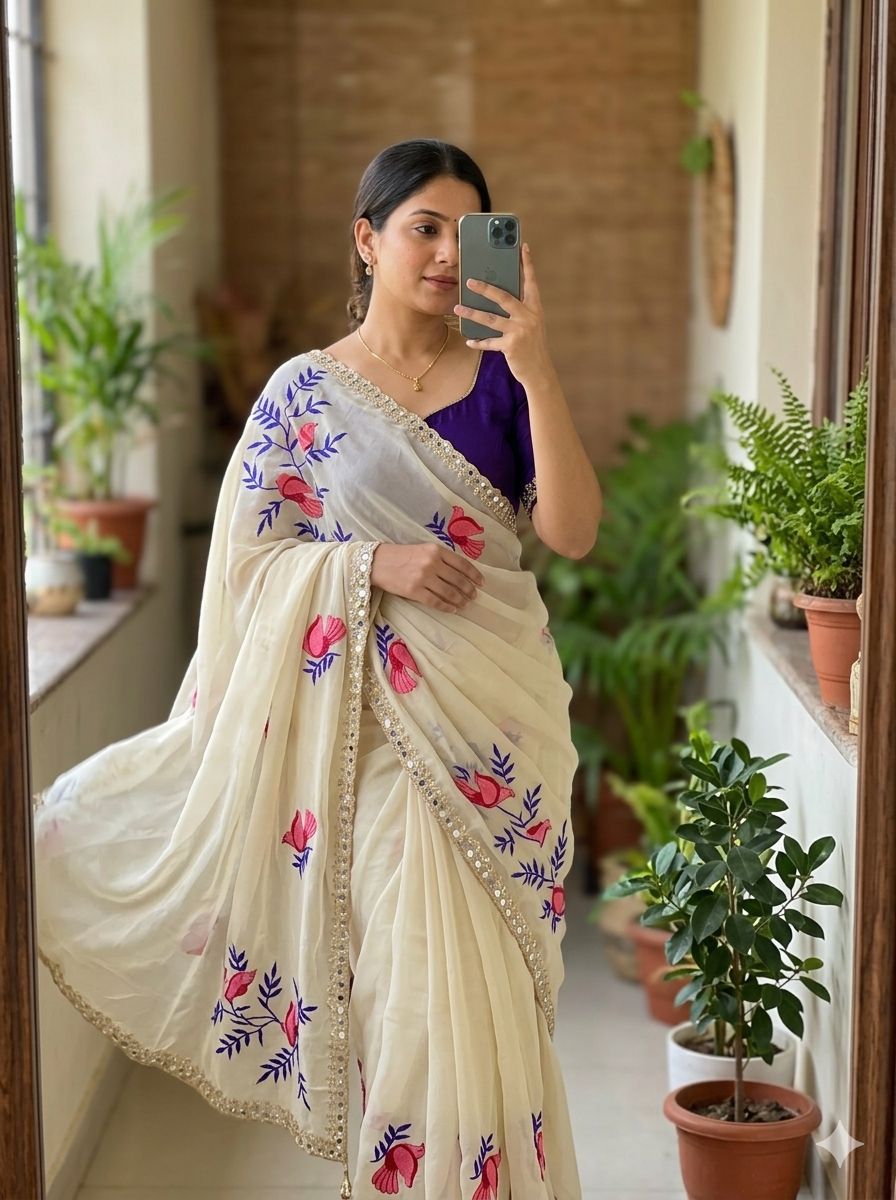 Soft Rangoli silk saree