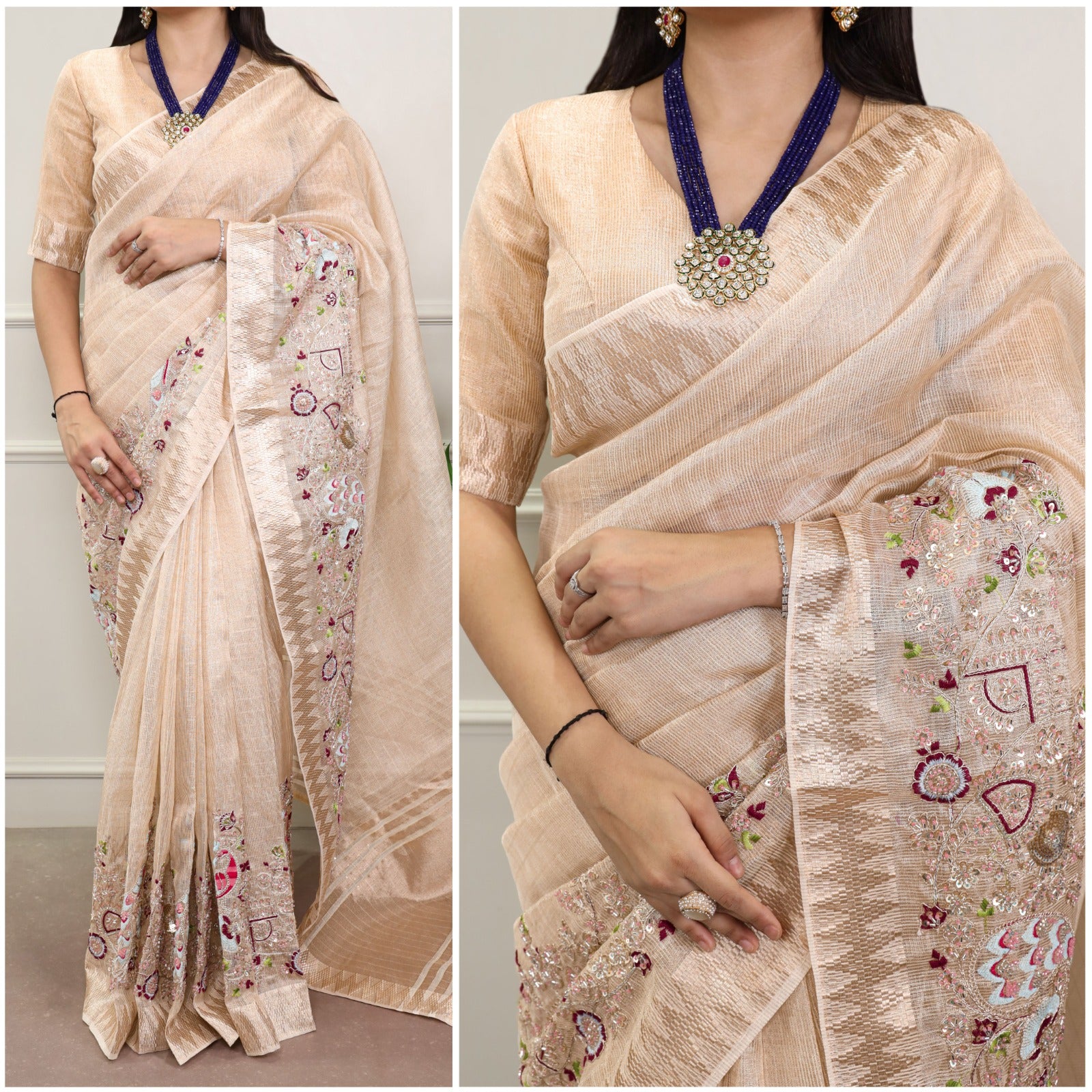 Zari Kota Tissue Saree
