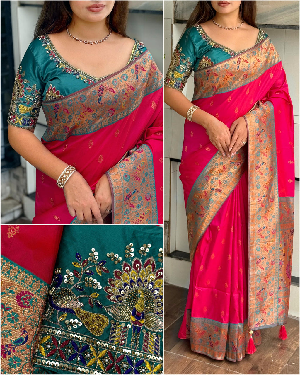 Fancy Tussles Apsara Saree