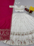 Vichitra Silk Festival Lehenga Choli