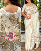 Kusum Tusser Cotton Saree