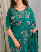 Madhubala Design Gorgeous Fendy Satin Saree