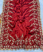 WEDDING SPECIAL RED SAREE