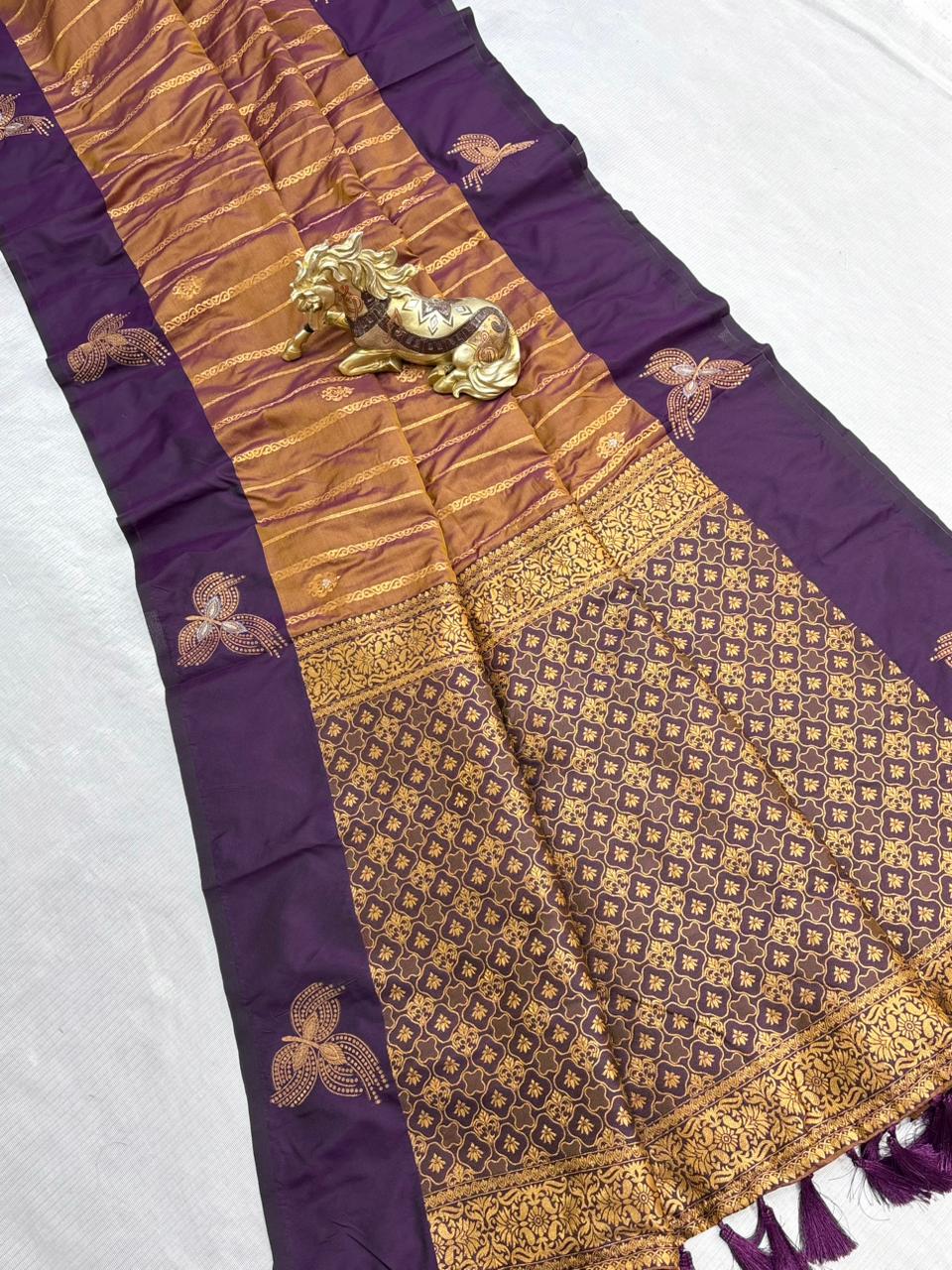 SUPER- HIT SOFT SILK DUSTY SAREES