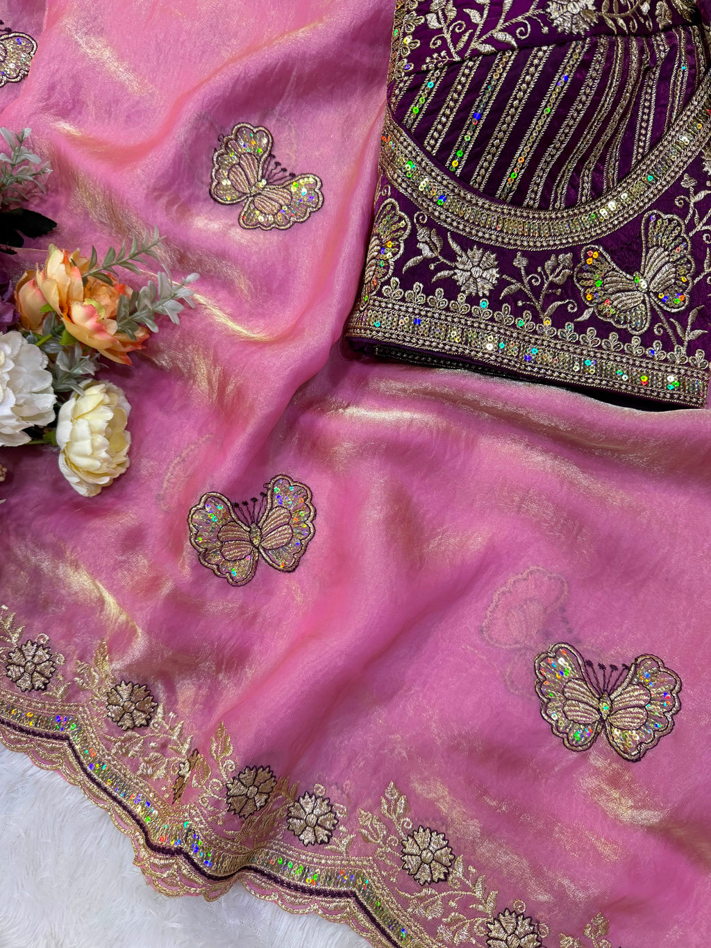 Skft Frendy Satin Saree