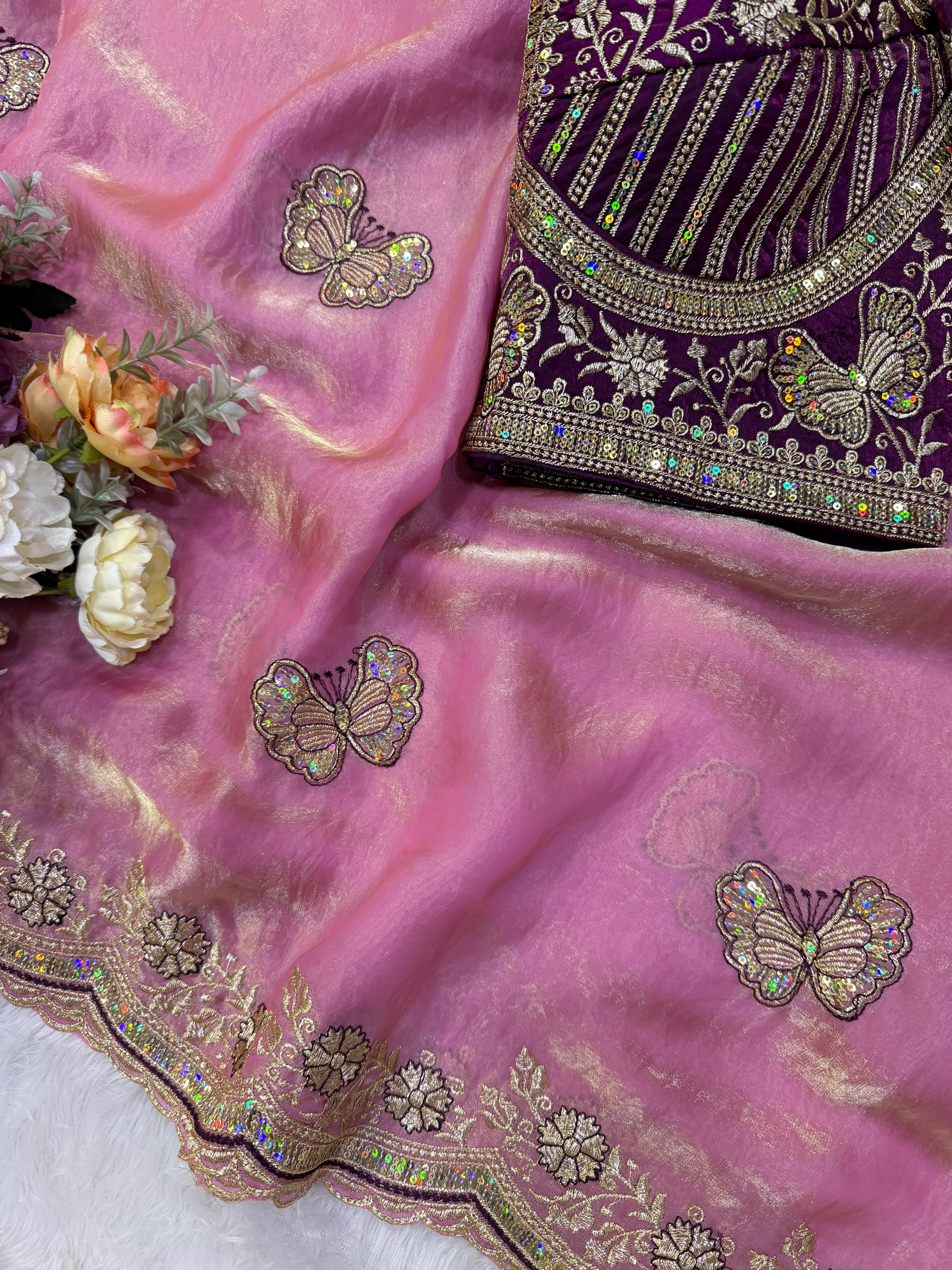 Skft Frendy Satin Saree