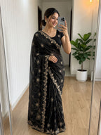 Fancy Space Silk Saree