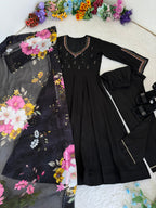 New Party Wear Look Roman Silk Gown