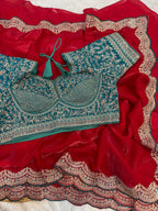 Premium space Silk Sabyasachi Inspired Saree