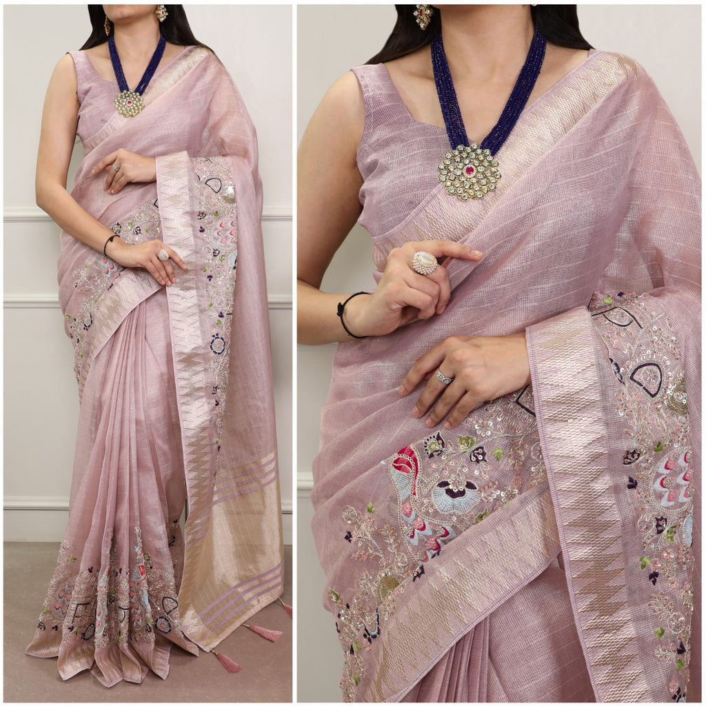 Zari Kota Tissue Saree
