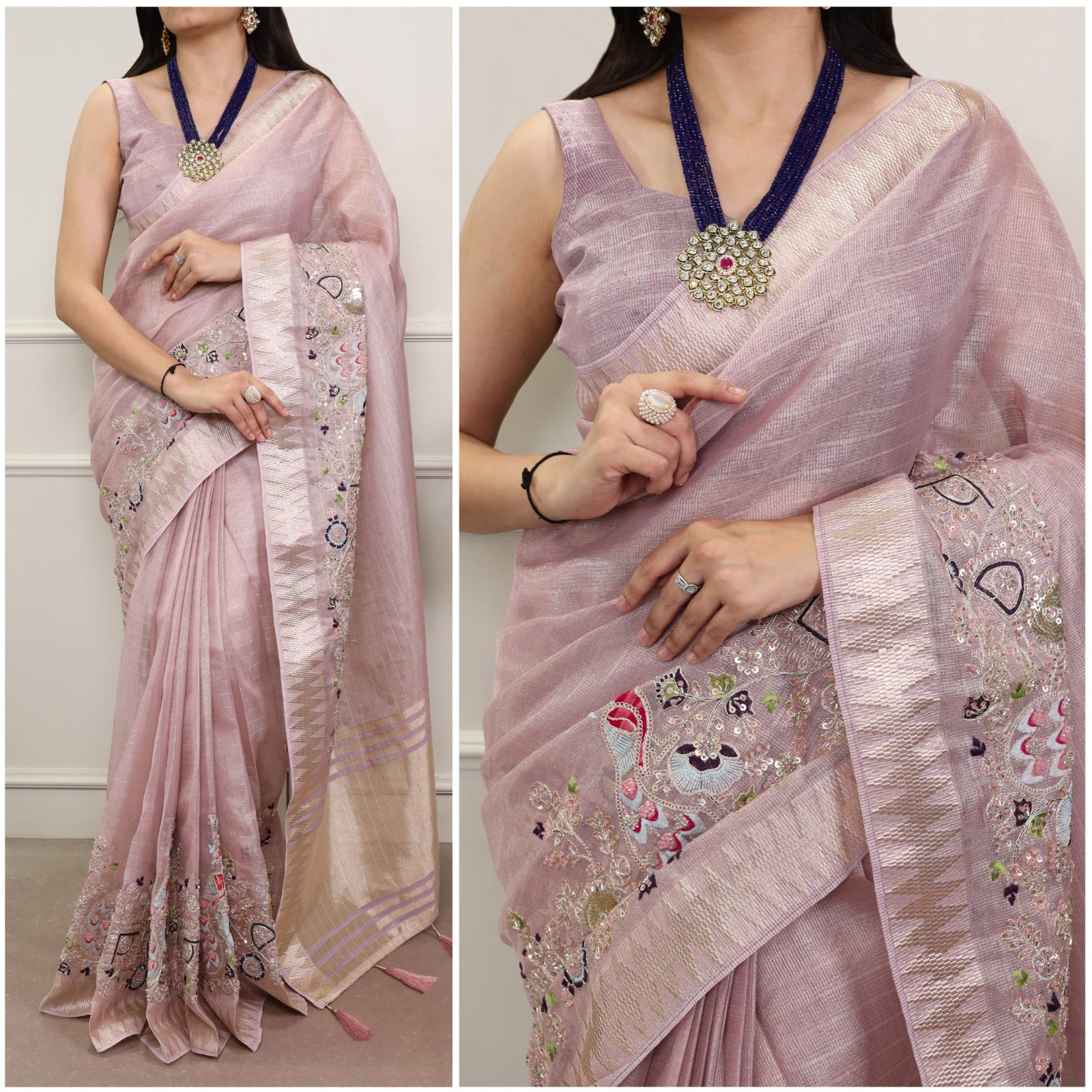 Zari Kota Tissue Saree