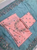 WEDDING WEAR GOREGETTE SAREE