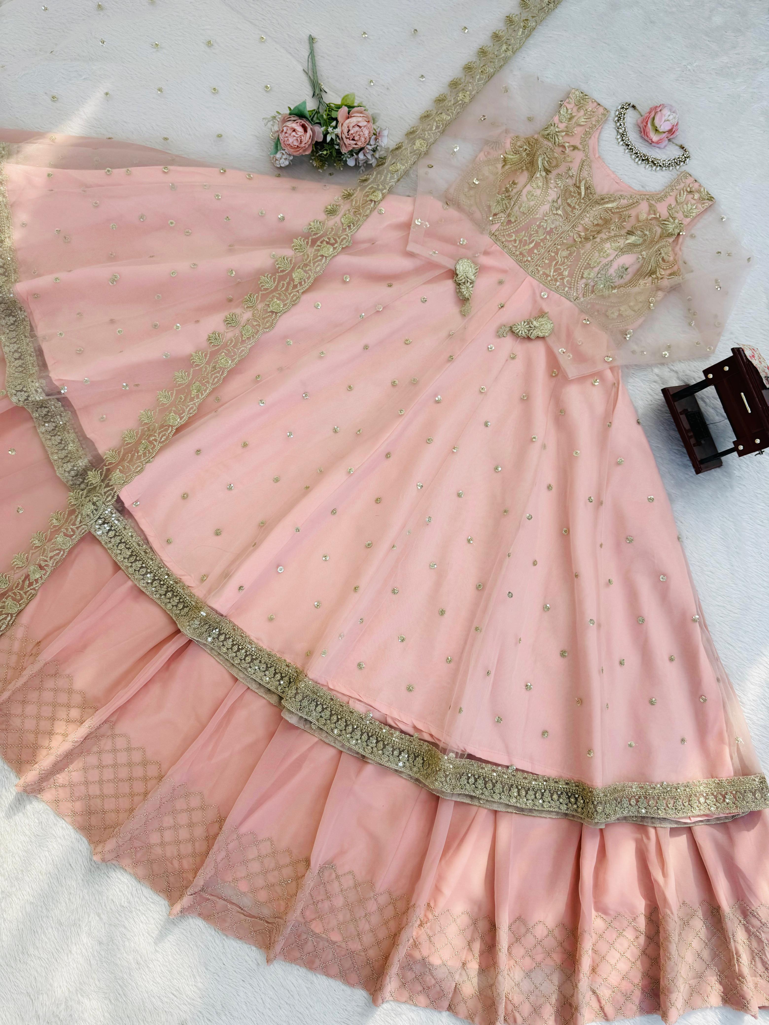 Fox Georgette Wedding Gown