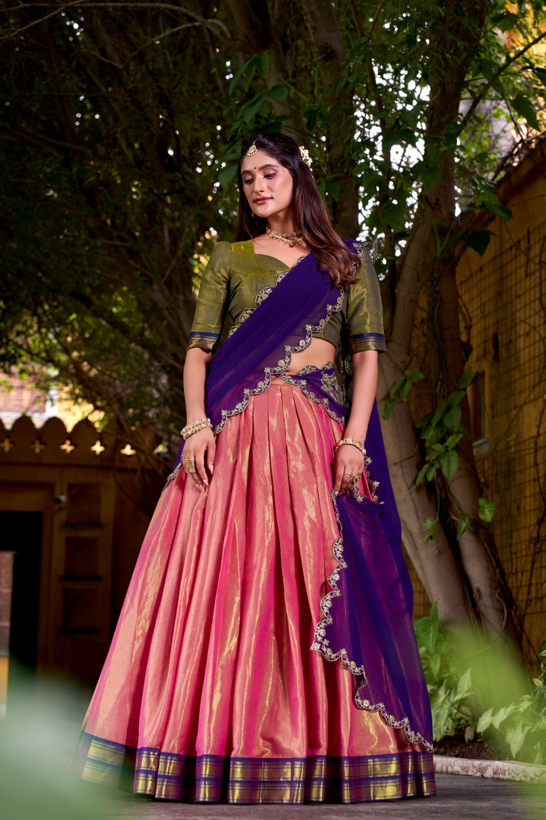 Kanchipuram Silk  Lahenga Collection
