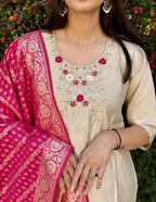 Designers Kurti Pent Dupatta Set